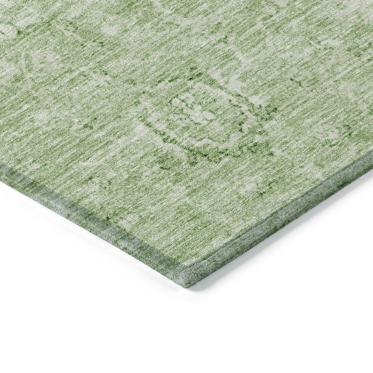 Machine Washable Indoor/ Outdoor Vintage Traditional Chantille Rug