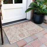 Machine Washable Indoor/ Outdoor Vintage Traditional Chantille Rug