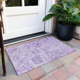 Machine Washable Indoor/ Outdoor Vintage Traditional Chantille Rug