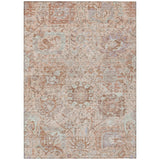 Machine Washable Indoor/ Outdoor Vintage Traditional Chantille Rug