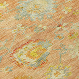 Machine Washable Indoor/ Outdoor Vintage Traditional Chantille Rug