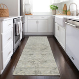 Machine Washable Indoor/ Outdoor Vintage Traditional Chantille Rug
