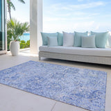 Machine Washable Indoor/ Outdoor Vintage Traditional Chantille Rug