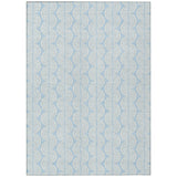 Machine Washable Indoor/ Outdoor Wavy Modern Chantille Rug