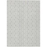 Machine Washable Indoor/ Outdoor Wavy Modern Chantille Rug