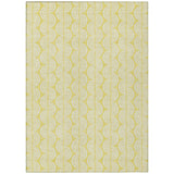 Machine Washable Indoor/ Outdoor Wavy Modern Chantille Rug