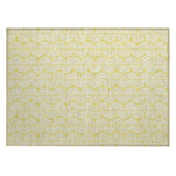 Machine Washable Indoor/ Outdoor Wavy Modern Chantille Rug