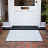 Machine Washable Indoor/ Outdoor Wavy Modern Chantille Rug