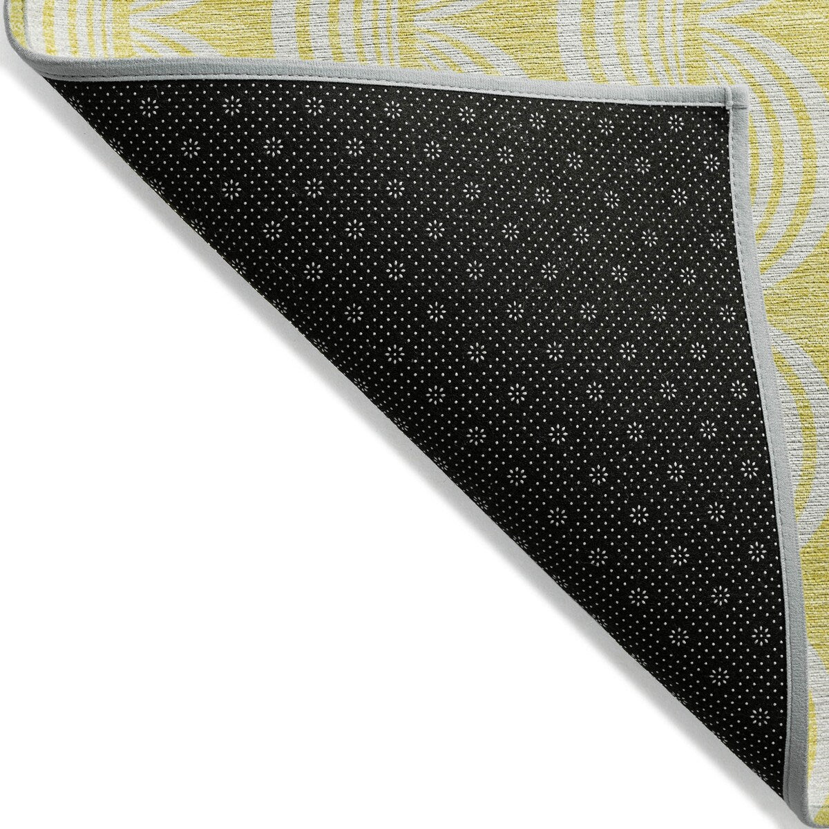 Machine Washable Indoor/ Outdoor Wavy Modern Chantille Rug