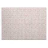 Machine Washable Indoor/ Outdoor Wavy Modern Chantille Rug