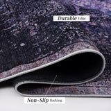 Machine Washable Rug 4x6,Non Slip Rugs for Living Room Bedroom Carpet Stain Resistant,Home Decor - 6' x 7'