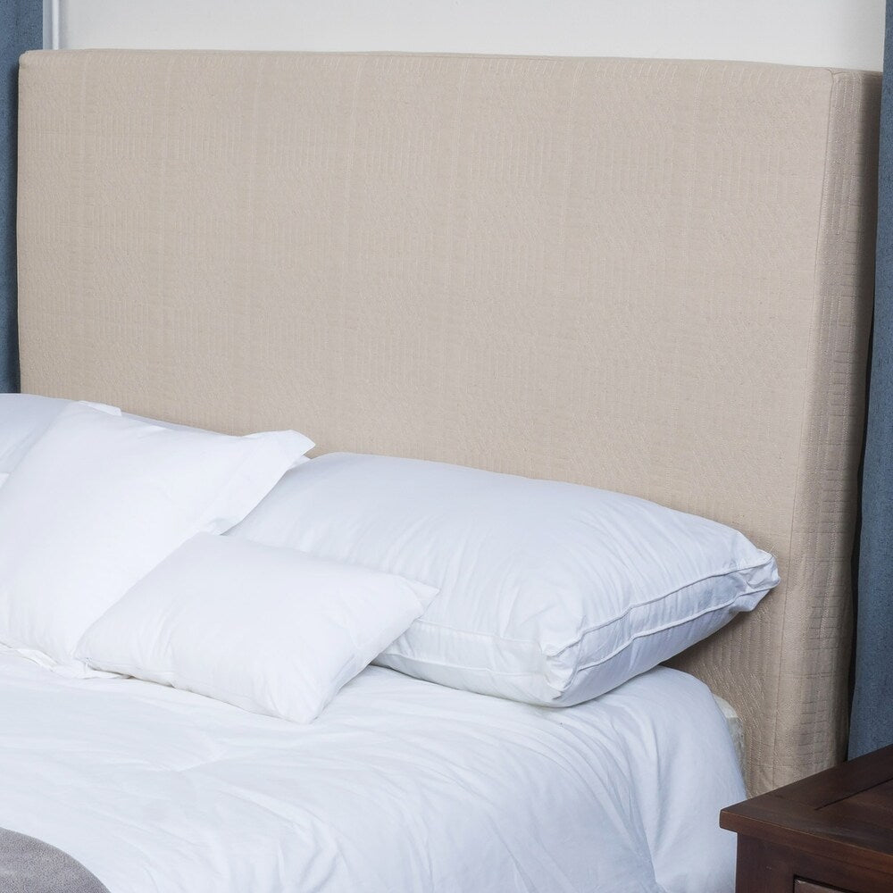 Maddox Adjustable Natural Fabric Headboard by Christopher Knight Home
