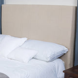 Maddox Adjustable Natural Fabric Headboard by Christopher Knight Home