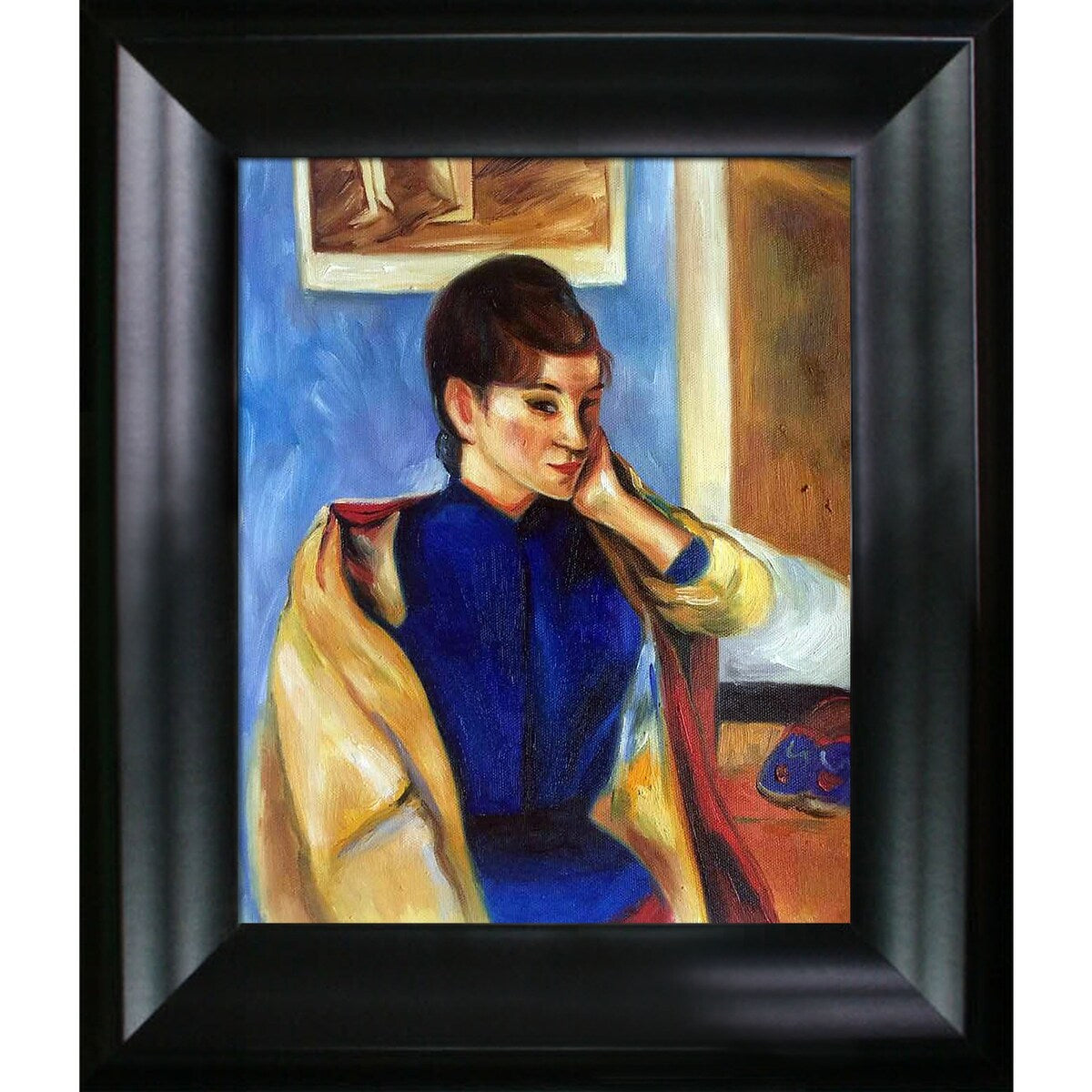 Madeleine Bernard with Black Matte Frame