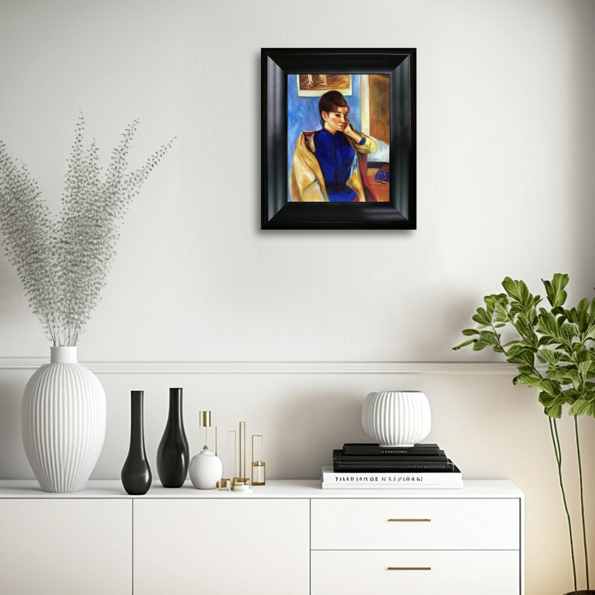 Madeleine Bernard with Black Matte Frame