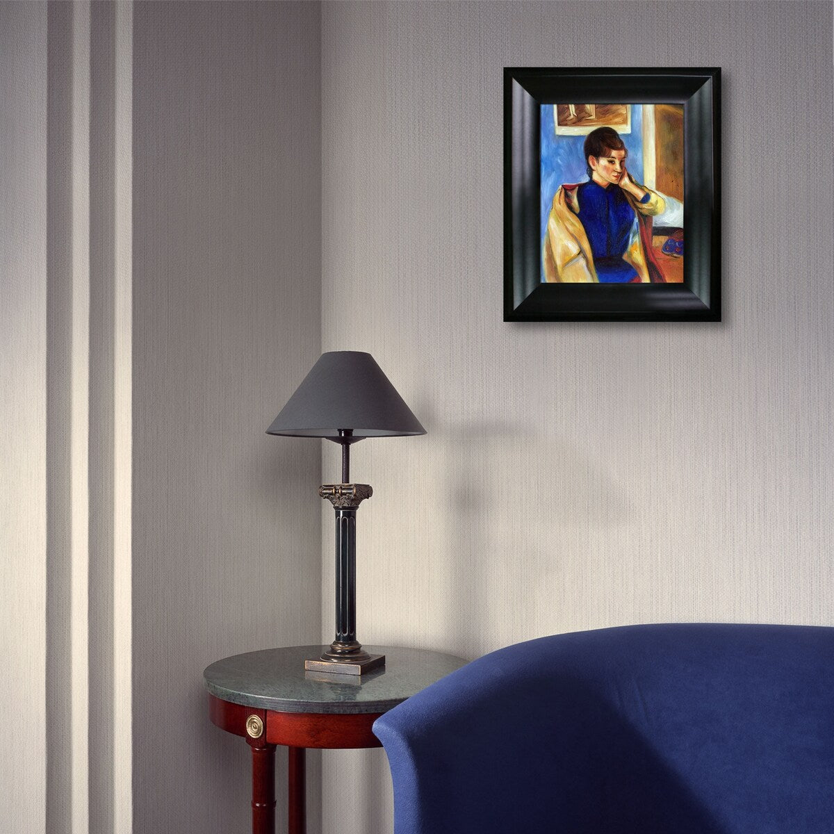 Madeleine Bernard with Black Matte Frame