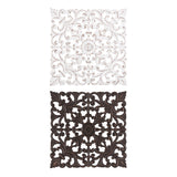 MH London - All Season Wall Decor Medallion Bianci Pack of 2 - White