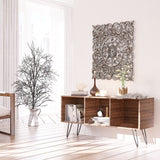 MH London - All Season Wall Decor Medallion Romano Grey 36"