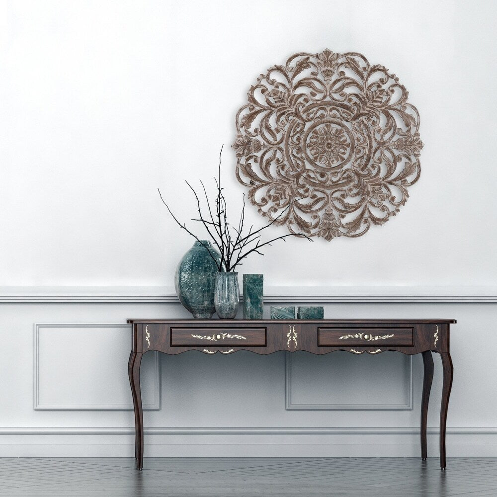 MH London - Wilton Grey Wall Medallion 30"