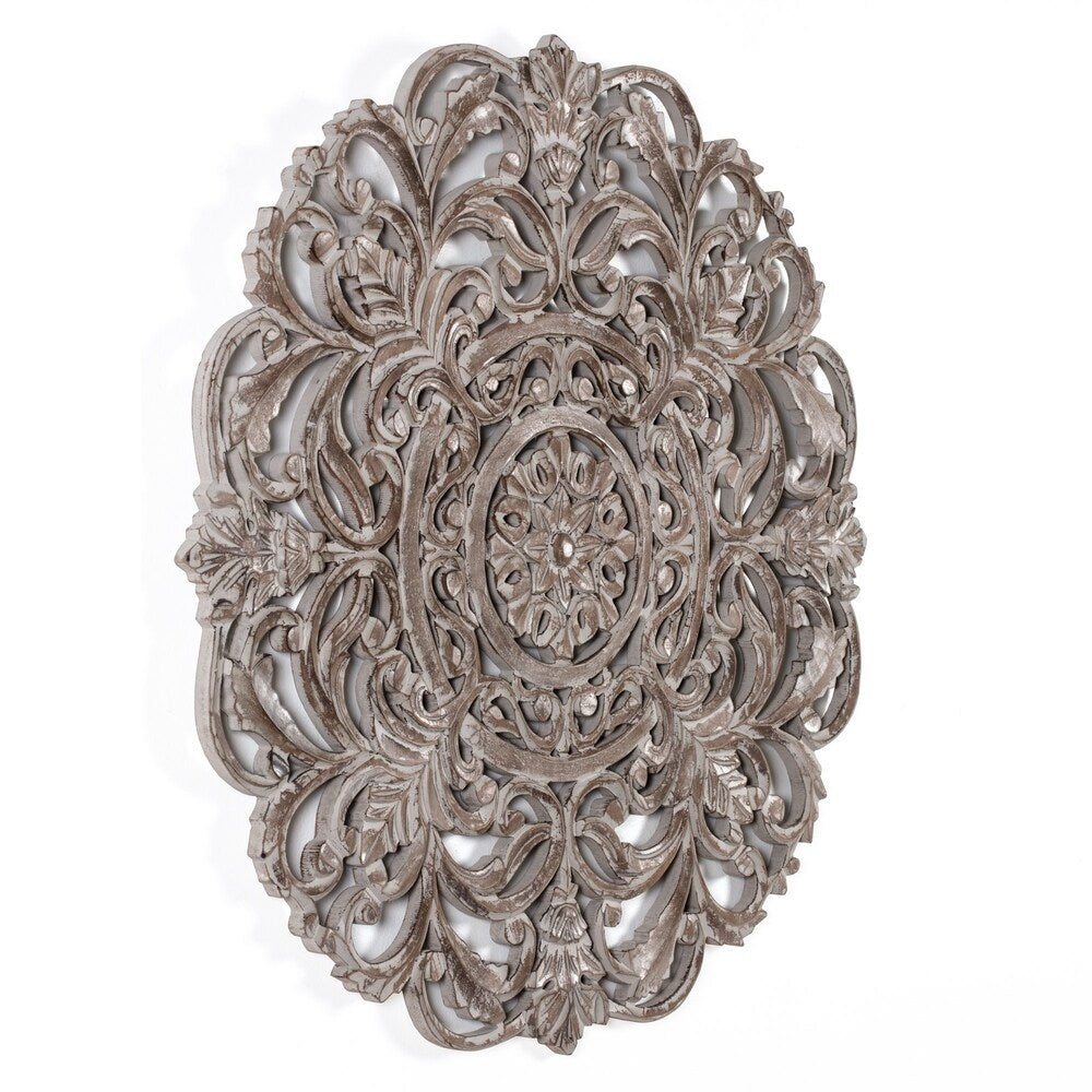 MH London - Wilton Grey Wall Medallion 30"