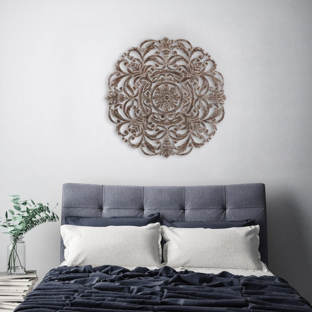MH London - Wilton Grey Wall Medallion 30"