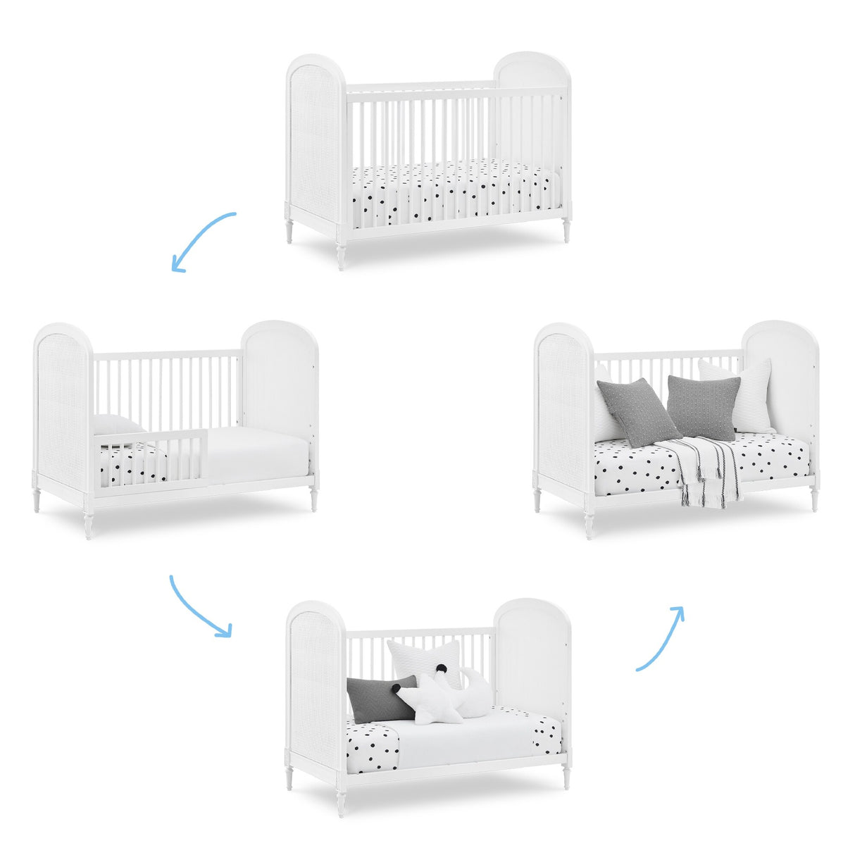 Madeline 4-in-1 Convertible Crib, Greenguard Gold Certified