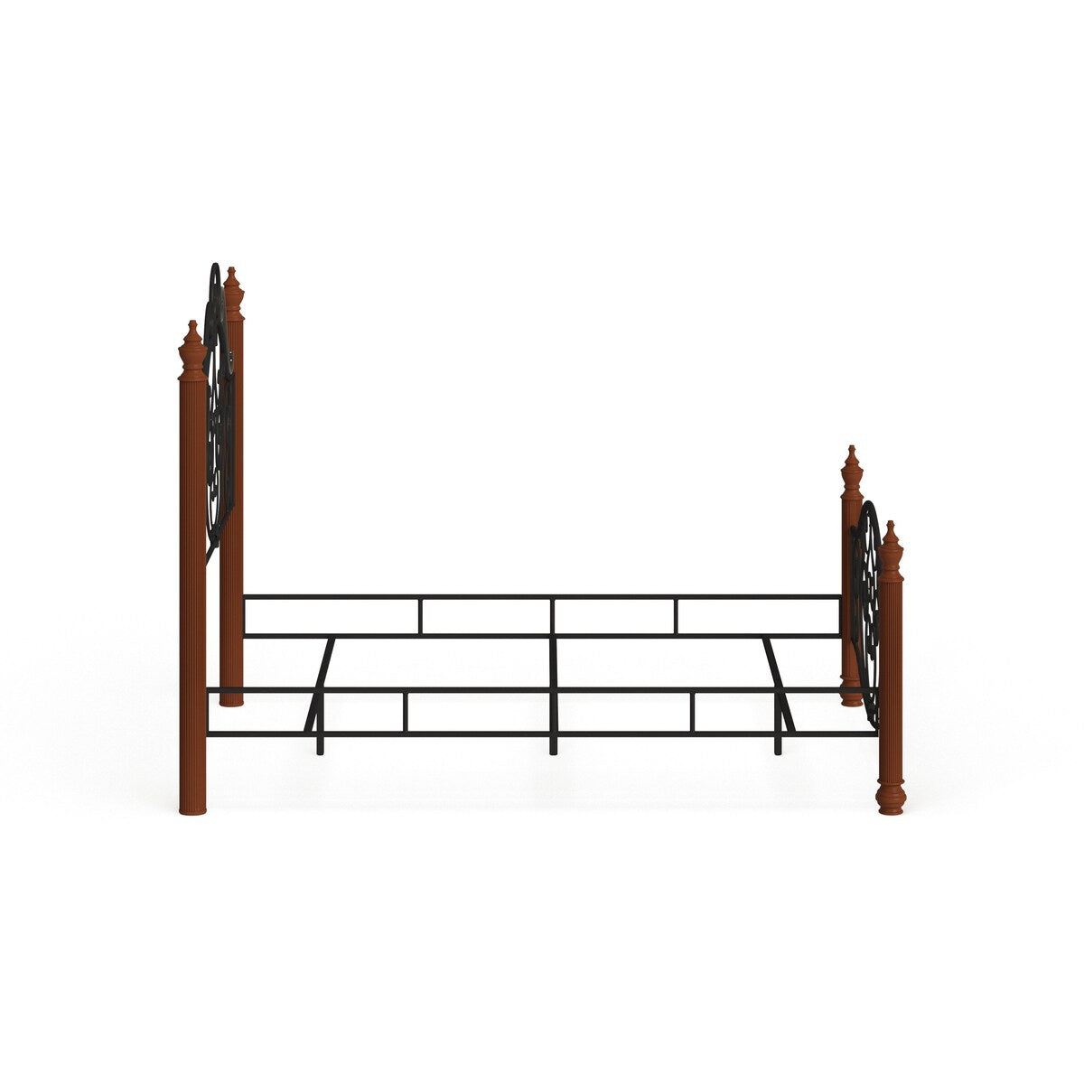 Madera Graceful Scroll Bronze Iron Metal Bed by iNSPIRE Q Classic