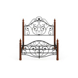 Madera Graceful Scroll Bronze Iron Metal Bed by iNSPIRE Q Classic