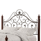 Madera Graceful Scroll Bronze Iron Metal Bed by iNSPIRE Q Classic