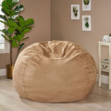 Madison Faux Suede 5-foot Beanbag Chair by Christopher Knight Home
