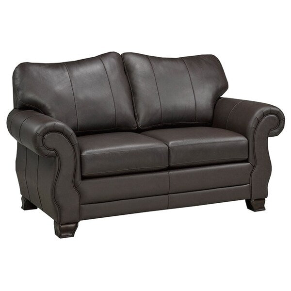 Madison Italian Leather Sofa and Loveseat Set