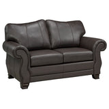 Madison Italian Leather Sofa and Loveseat Set