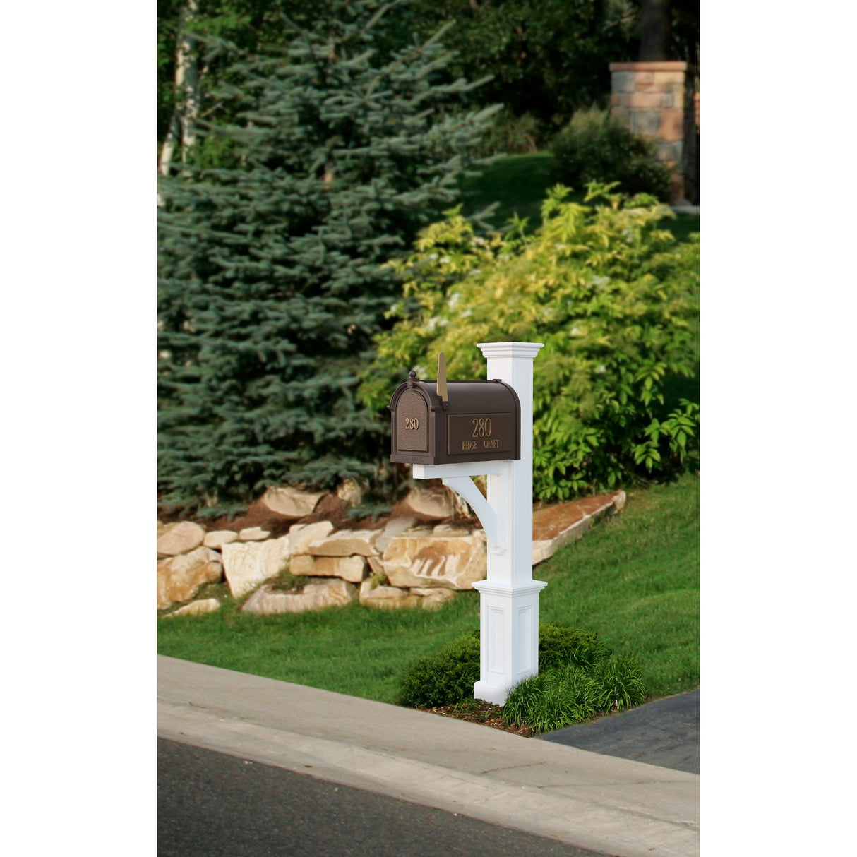 Madison Mailbox Post