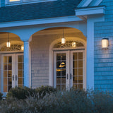 Madison One Light Outdoor Wall Sconce Moutd Matte Black - Exact Size