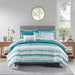Madison Park Anchorage 8 Piece Printed Seersucker Comforter and Quilt Set Collection