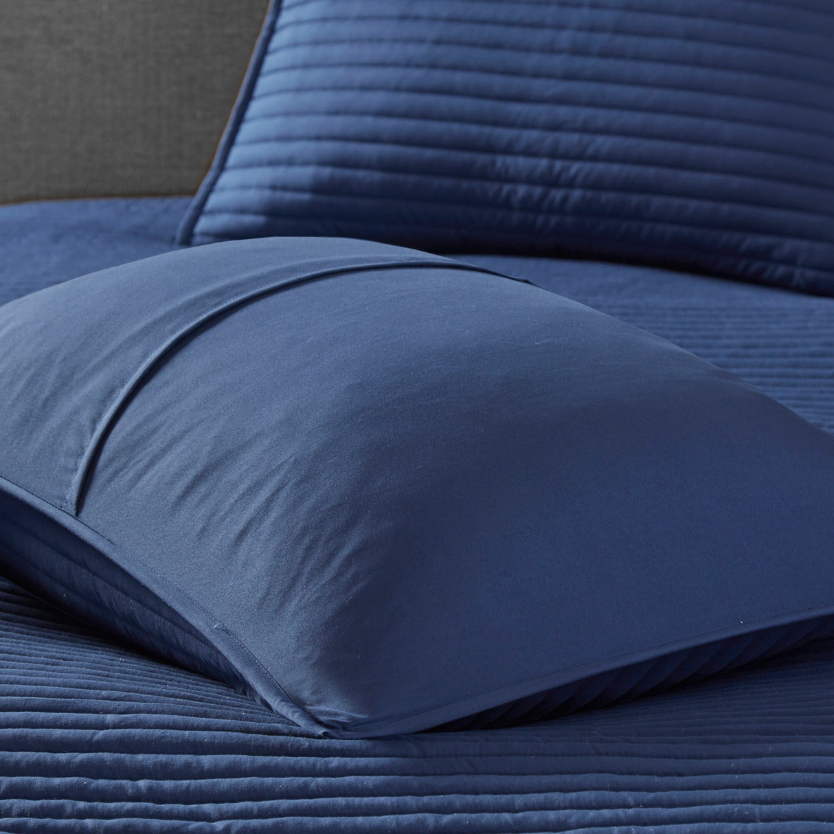 Madison Park Anchorage 8 Piece Printed Seersucker Comforter and Quilt Set Collection