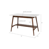 Madison Park Avalon Solid Wood Mid-Century Desk