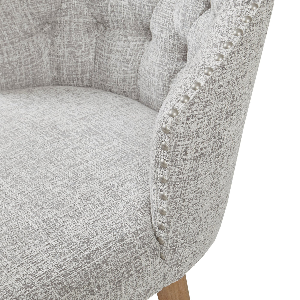 Madison Park Boyle Upholstered 360 Degree Swivel Counter Stool 26" H