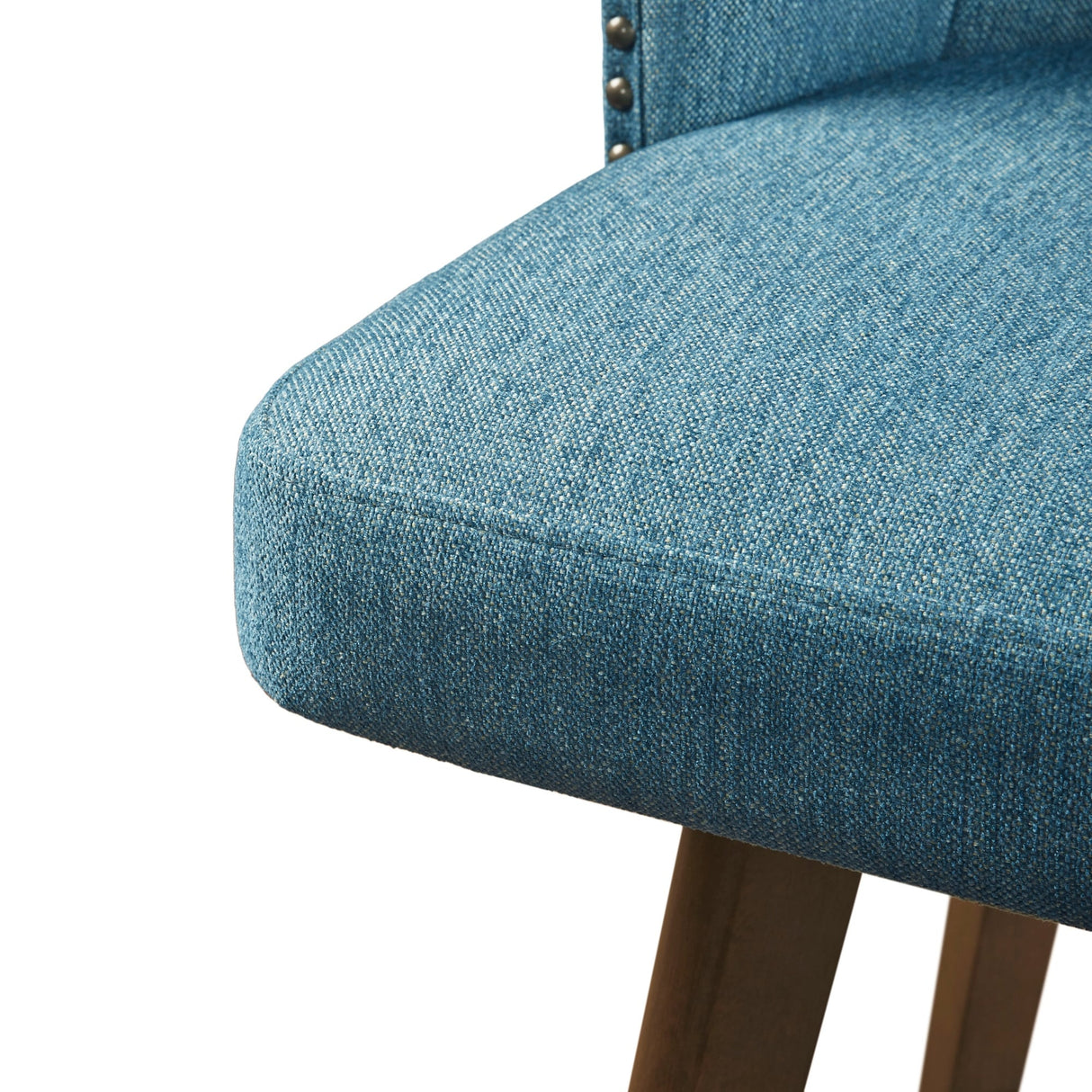 Madison Park Boyle Upholstered 360 Degree Swivel Counter Stool 26" H