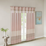 Madison Park Chester Polyoni Pintuck Curtain Panel
