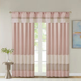 Madison Park Chester Polyoni Pintuck Curtain Panel