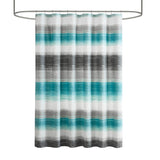 Madison Park Essentials Barret Stripe Print Shower Curtain