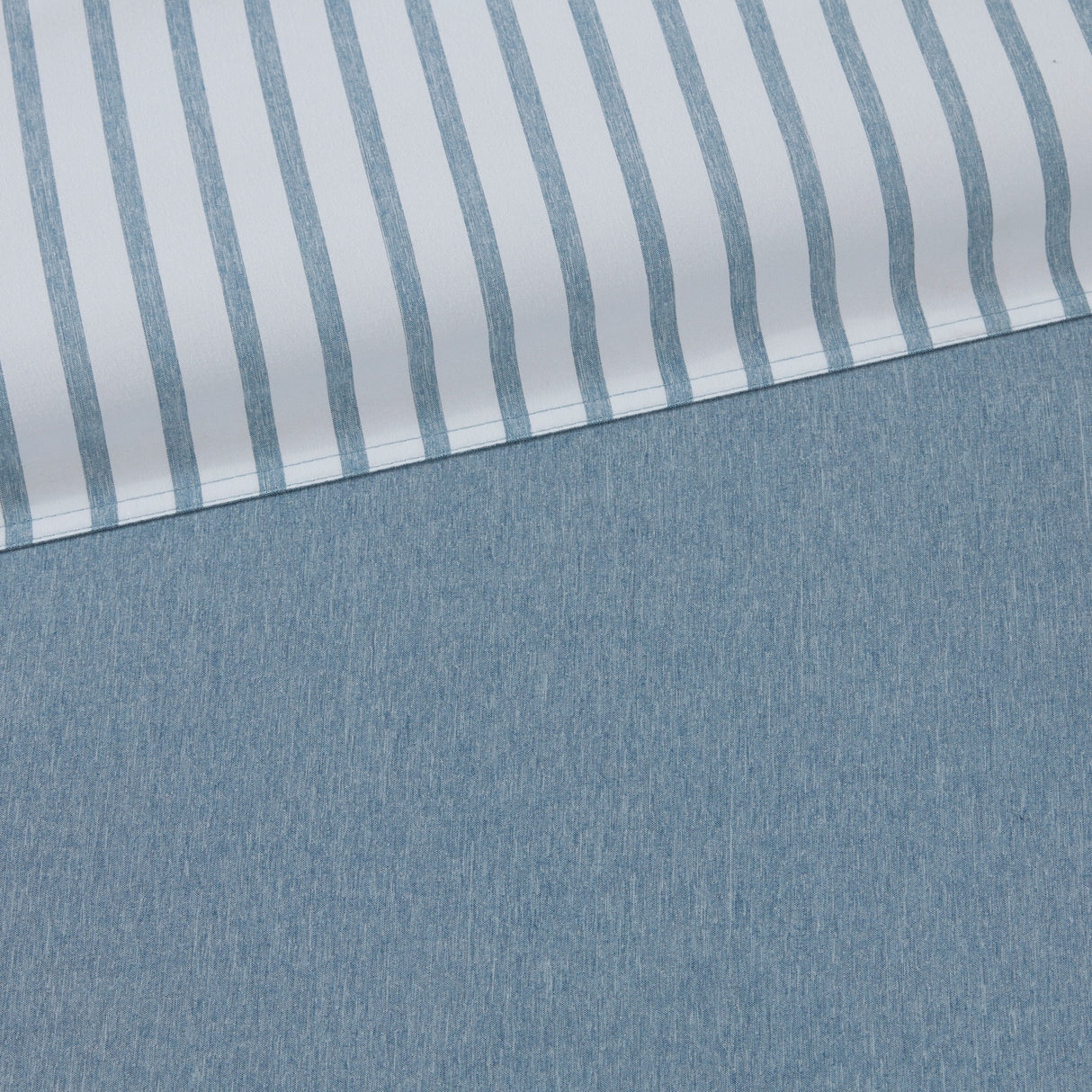 Madison Park Essentials Braydon Blue Reversible Stripe Down Alternative Comforter Set