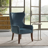 Madison Park Irvine Blue Nailhead Trim Accent Chair