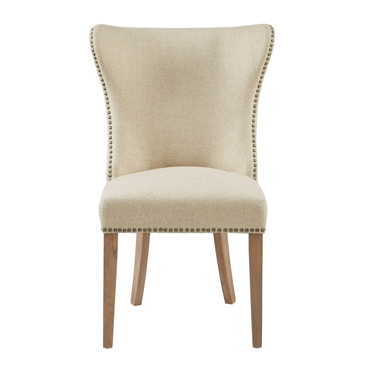 Madison Park Keeble Cream Dining Side Chair (Set of 2) - 25.25"w x 25.25"d x 39"h