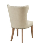 Madison Park Keeble Cream Dining Side Chair (Set of 2) - 25.25"w x 25.25"d x 39"h