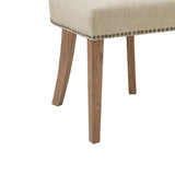Madison Park Keeble Cream Dining Side Chair (Set of 2) - 25.25"w x 25.25"d x 39"h