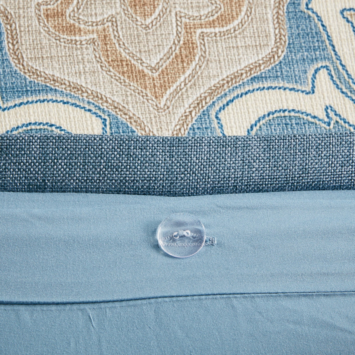 Madison Park Signature Caspian Blue Medallion Print Comforter Set