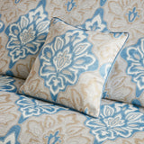 Madison Park Signature Caspian Blue Medallion Print Comforter Set