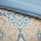 Madison Park Signature Caspian Blue Medallion Print Comforter Set